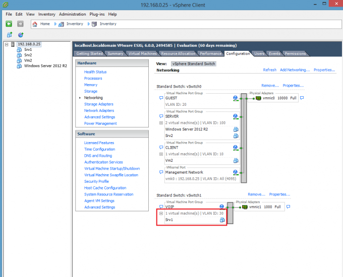 How to manage VLANs and virtual switches on ESXi/vSphere