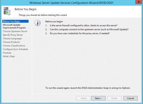 Install and configure Windows Server Update Services (WSUS)