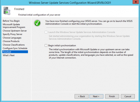Install and configure Windows Server Update Services (WSUS)