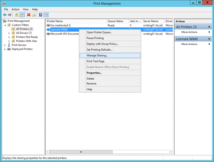 How to share printers via Group Policy (GPO) The Solving