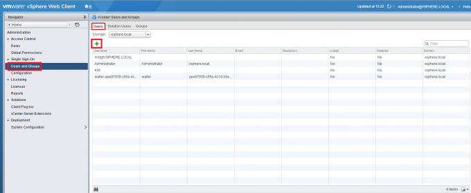 How to add a new user to a customized vCenter Role